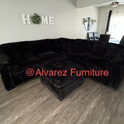 Sections Sofa With Ottoman 