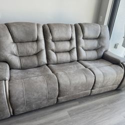 Microfiber Sofa Recliner (like new)