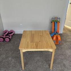 Kids wooden table