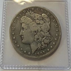 1895 S Morgan Silver Dollar- Key Date Beautiful Coin- Great Condition