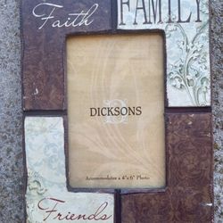 Faith Family Friends - Picture Frame 