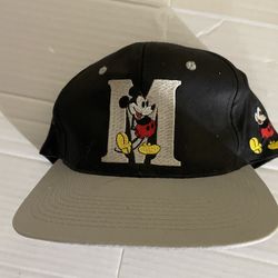 VTG Mickey Mouse Drew Pearson Disney Snapback Baseball Cap Hat