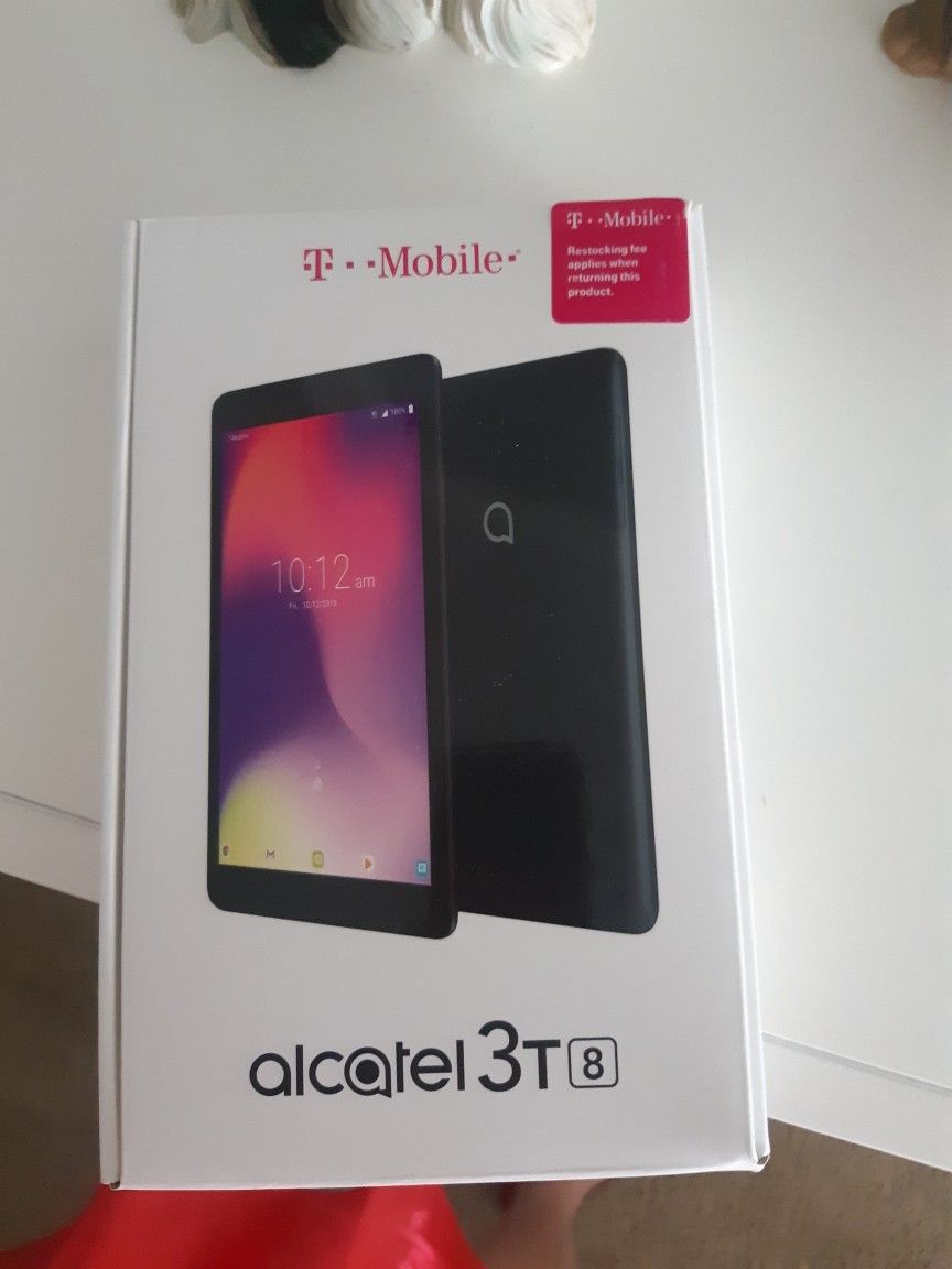BRAND NEW ALCATEL 3T TABLET 8", 16GB