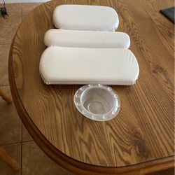 Spa Bath Tub Pillow With Faucet Cover