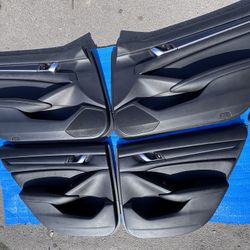 2018-2022 Honda Accord (Set )Interior Door Panel Trim Black