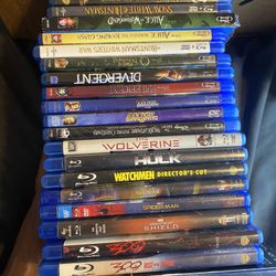 Blu ray  lot  85$