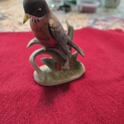 Vintage Lifton Hand Painted Red Robin 