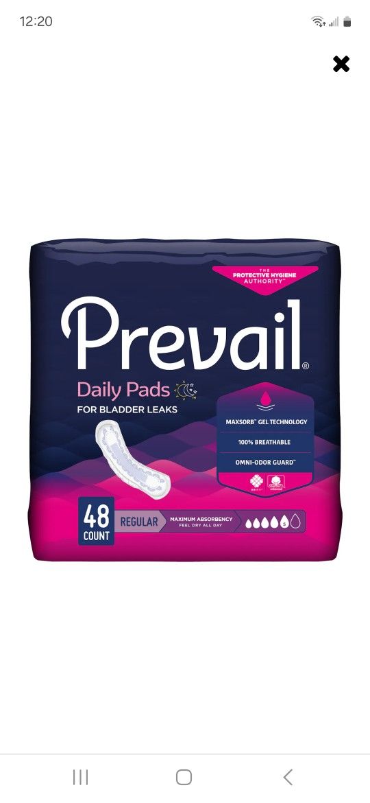 Bladder Leak Pads