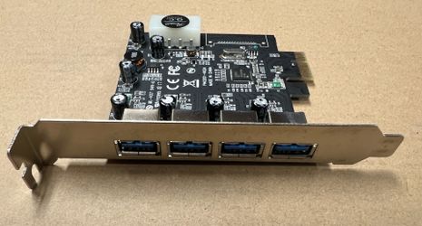 4 USB 3.0 PCIe Card