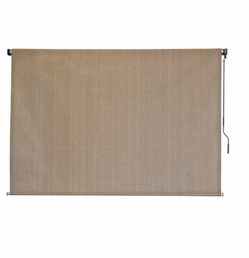 Cordless Outdoor Sun Shade with Removeable Pole - Siltstone 8’ x 6’ Brand New In Box