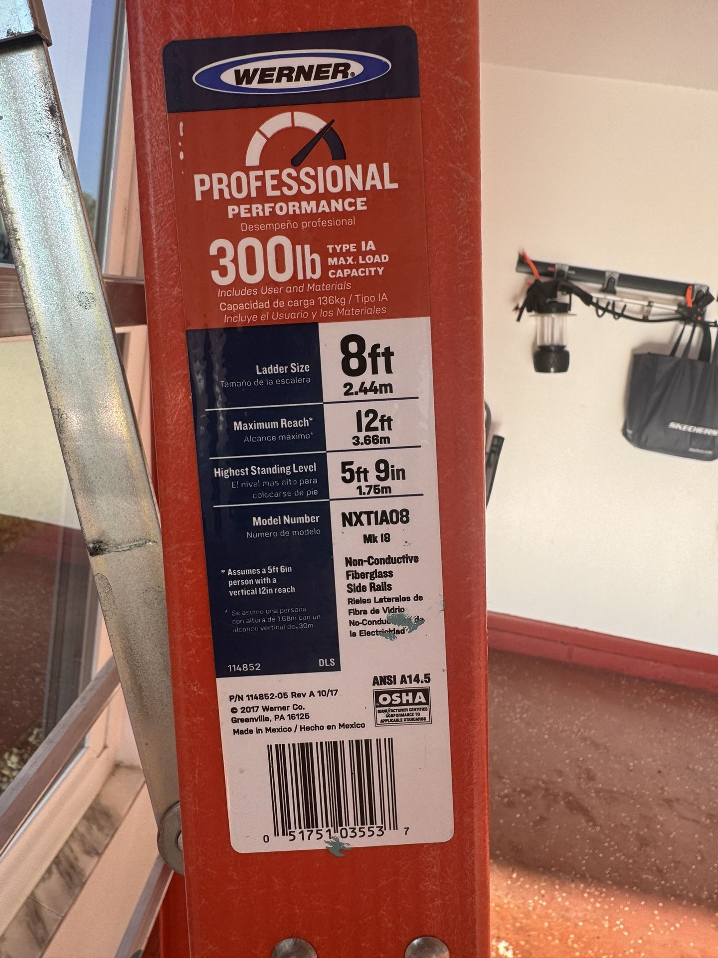 Werner Ladder 8 FT
