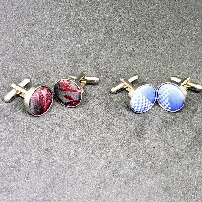 2 Sets Of Cufflinks Lot [Z2-mv01] 