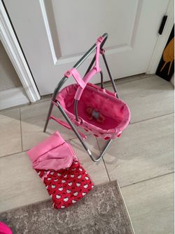 Baby doll swing and sleeping bag