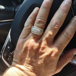 Men's 3 Carat Total Weight Diamond Ring