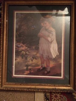 Antique Picture & Frame