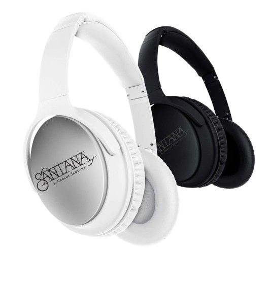 SANTANA BLUETOOTH HEADPHONES PREMIUM LEATHER ACTIVE NOISE CANCELING