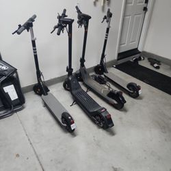Multiple Electric Scooters
