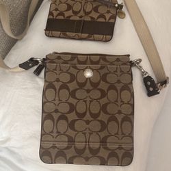Coach Crossbody And Coin Purse 