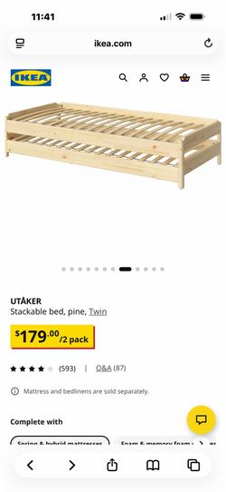 IKEA UTÅKER Stackable bed