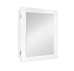Glacier Bay Medicine Cabinet 15.25” W x 19.38” H – Mirror, Wall/Recessed Mount (White)
