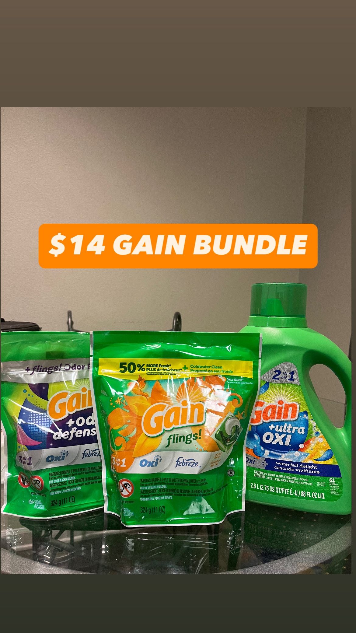 Gain bundle