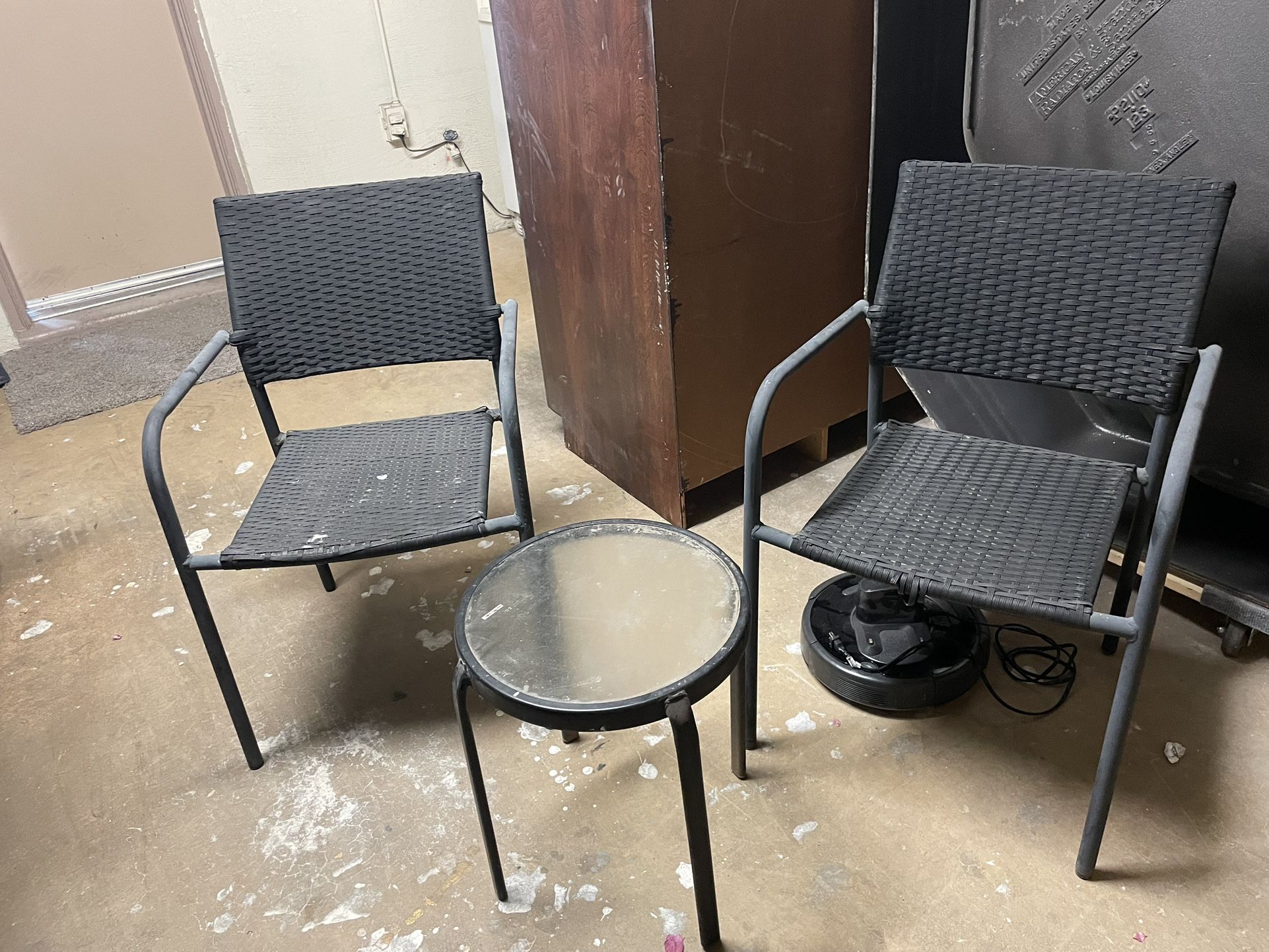 Bistro Chairs with Table
