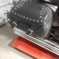 Leather Bags....yamaha Road Star