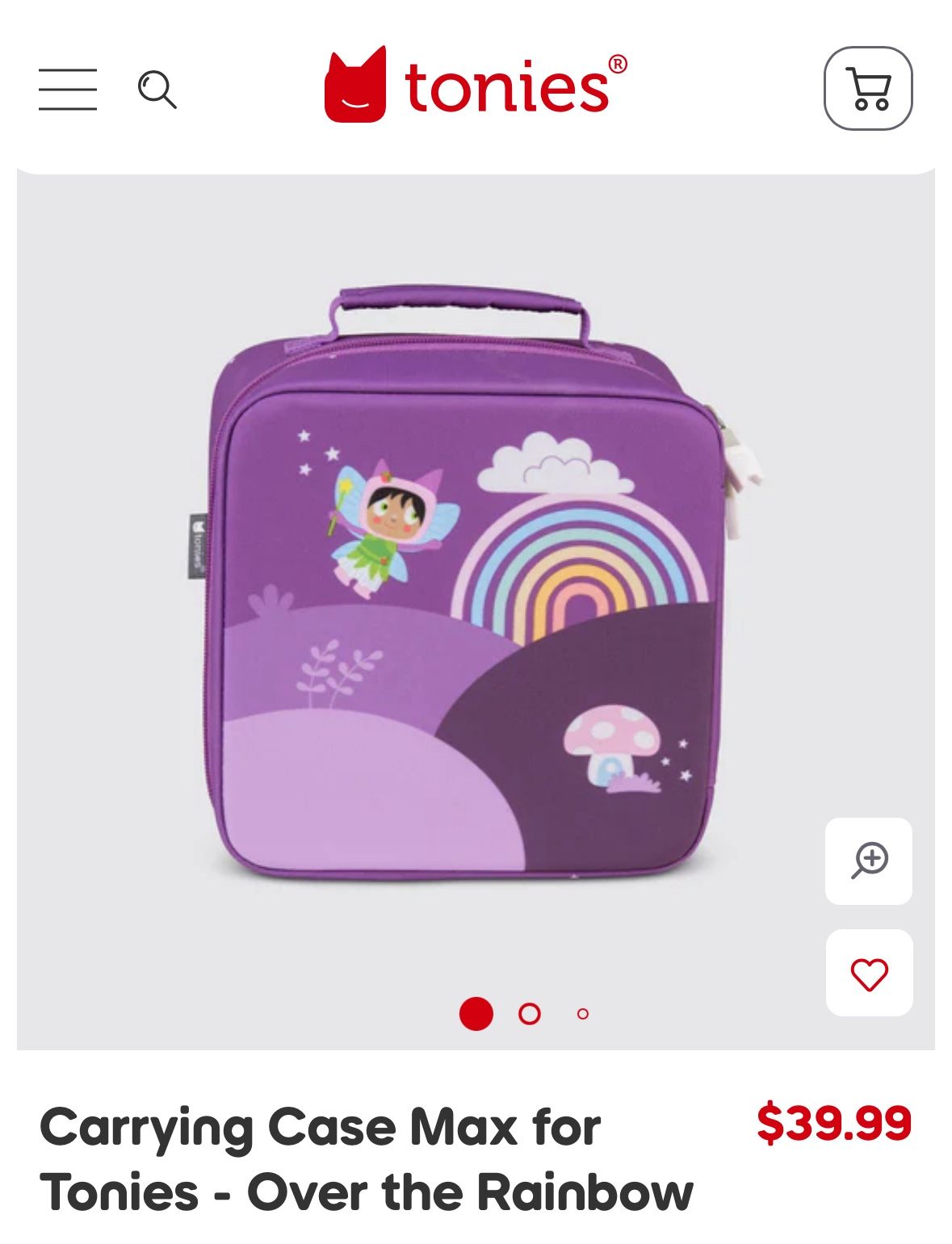 Tonie Character Carrying Case Max