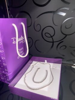 Tennis chain & bracelet.