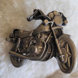 Vintage Belt Buckle.  Motorcycle 