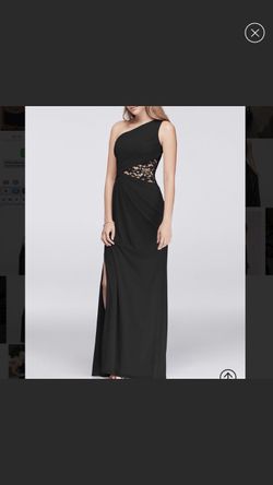Black dress David’s bridal