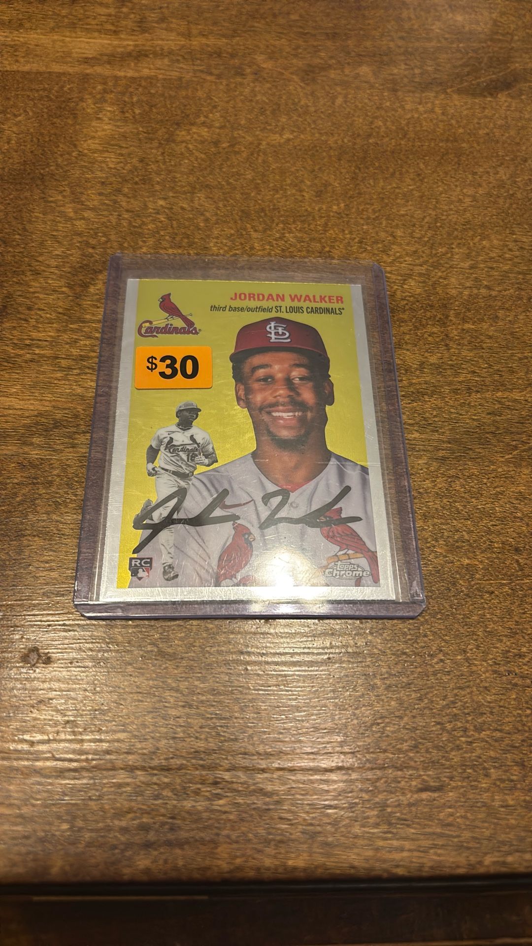 St. Louis Cardinals Jordan Walker Rookie 2023 Topps Chrome