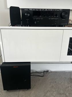Home theater (Klipsch) and Denon receiver