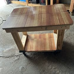 Custom Made Cart On Wheels 