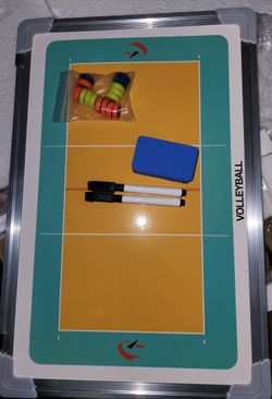 Volleyball portable magnetic volleyball tactical coaching board