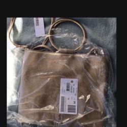 $125 OBO Paid $165 Le Pouch Leather Ring Handle Crossbody Bag THACKER Price $148.00+ Tax