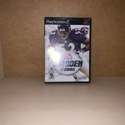 Madden NFL 2005 (Sony PlayStation 2, 2004) PS2 Complete CIB Tested Works
