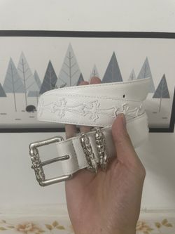 Vintage Chrome Hearts Leather Belt