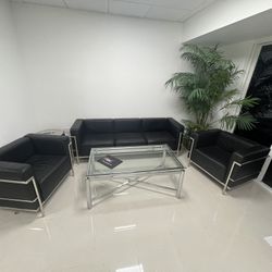 Modern Sofa / Couch Set Including Coffee Table