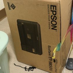 Hardly Used Epson Eco tank  Printer With Full Ink