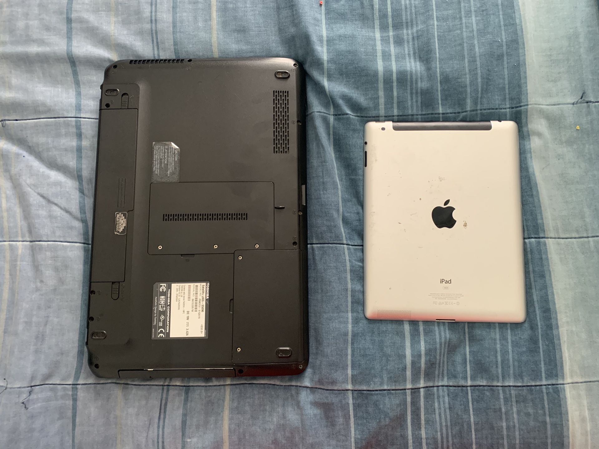 Toshiba lapTop & iPad