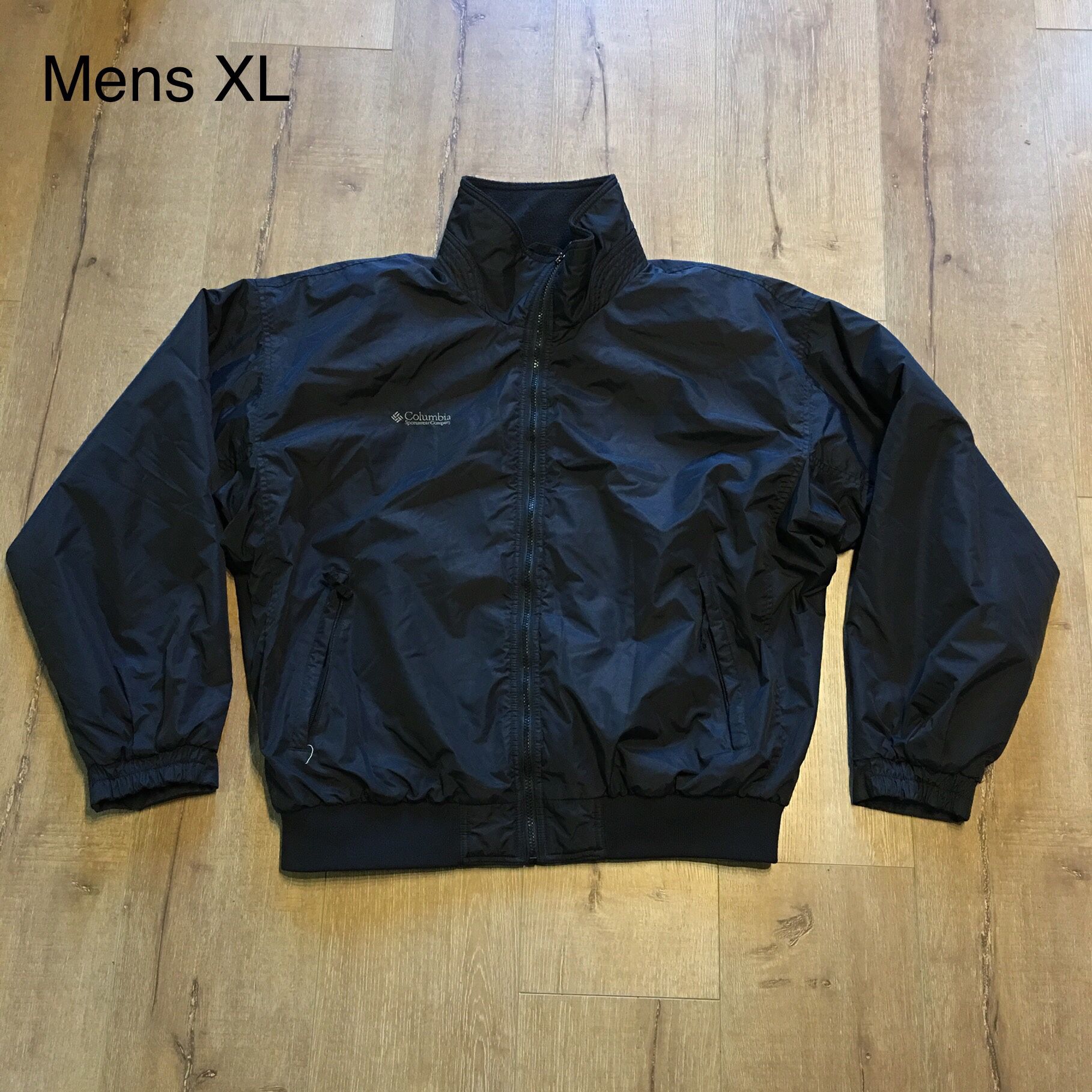 Mens XL - Vintage Columbia Bomber Lined Rain/Outdoor Jacket