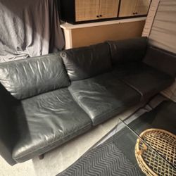 Restoration Hardware Leather Couch!!!