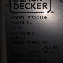 BLACK+DECKER BPACT08WT 5,000 BTU Portable Air Conditioner