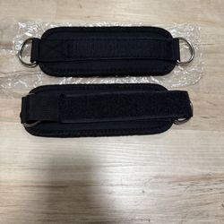 NEW Adjustable Ankle Wrist Cuff Padded Straps DRing Glute Kickback for Cable