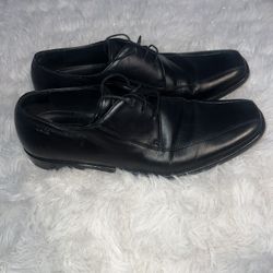 Hugo Boss Vero Cuoio Black Leather Derby Shoe