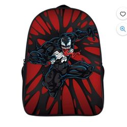 Venom Backpack For Boys Girls (15.4 in), Teeng Shcool Bags Youth Travel Backpack, Classic Lightweight Lad Bookbag, Kids Backpack