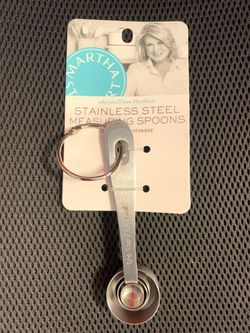 Martha Stewart stainless steel measuring spoons