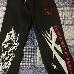 BLACK HELLSTAR PANTS