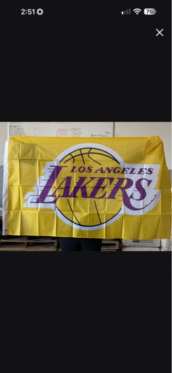 Los Angels Lakers 3x5 Team Sports Flag